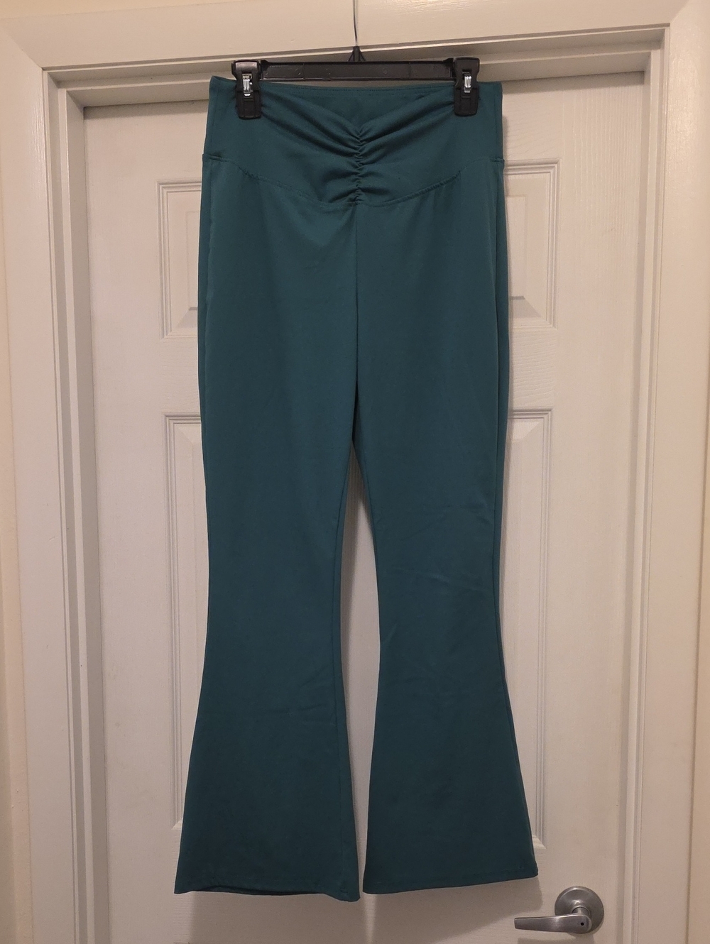 A New Day High-Waisted Flare Leggings with Ruched Waistband Size L